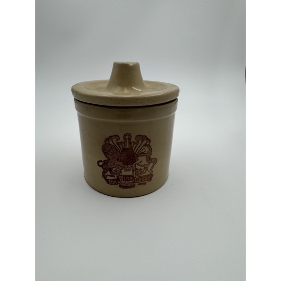 The Wine Cellar Other - Vintage‎ Wine Cellar Cheese Crock Stoneware